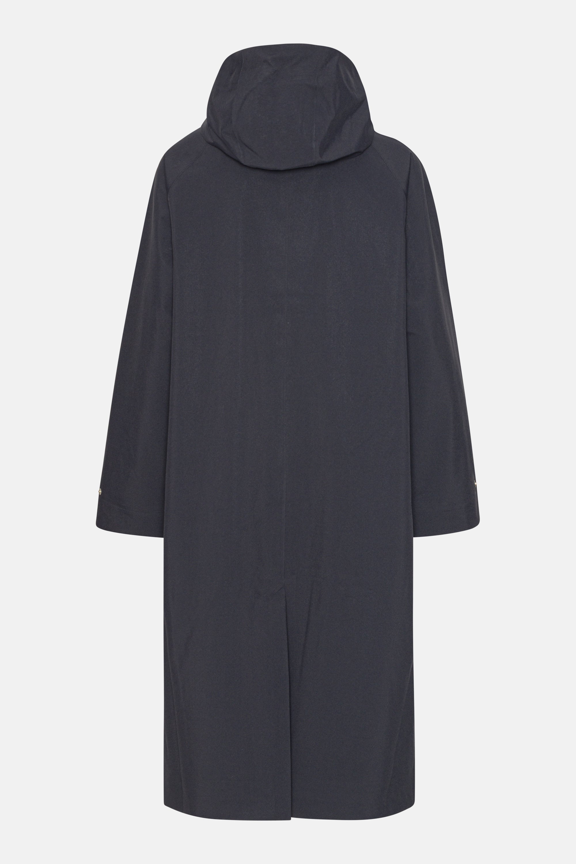 Long Rain Coat - Dark Indigo